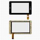 Сенсорний екран для China-Tablet PC 7"; Ritmix RMD-740, чорний, 118 мм, 30 pin, 197 мм, ємнісний, 7", #ZCC-1500 V1