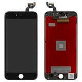 Дисплей для iPhone 6S Plus, черный, с рамкой, Copy, tianma