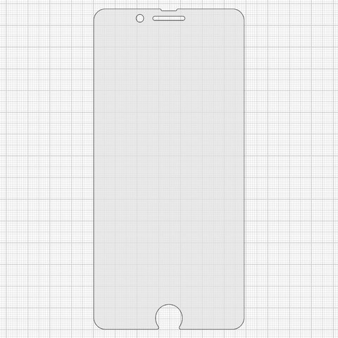 Защитное стекло All Spares для Apple iPhone 7 Plus, iPhone 8 Plus, 0,26 мм 9H, совместимо с чехлом, матовый