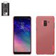 Чохол Nillkin Air Case для Samsung A730F Galaxy A8+ (2018), червоний, перфорований, пластик, #6902048153943