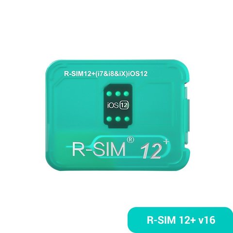 Cмарт карта R Sim 12+ v16 для iPhone X 8 8 Plus 7 7 Plus 6s 6s Plus 6 6 Plus 5 SE 5s 5c 5