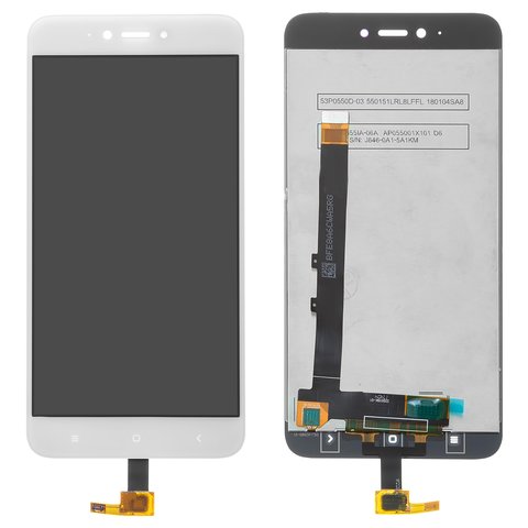 Дисплей для Xiaomi Redmi Note 5A, Redmi Y1 Lite, білий, Original PRC , 2 16 gb, #FT6336SGQB