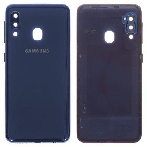Задня панель корпуса для Samsung A202F DS Galaxy A20e, синя