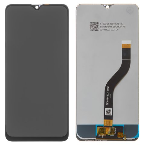 Дисплей для Samsung A207 Galaxy A20s, черный, без рамки, Оригинал переклеено стекло 