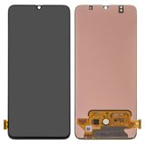 Дисплей для Samsung A705 Galaxy A70, черный, без рамки, Оригинал (переклеено стекло)