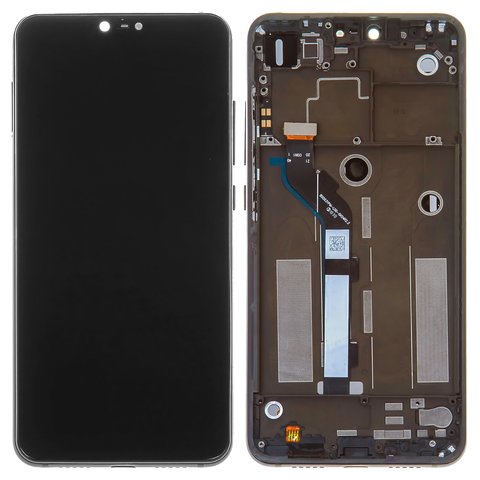 Дисплей для Xiaomi Mi 8 Lite 6.26", чорний, з рамкою, High Copy, M1808D2TG