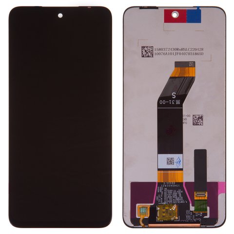 Дисплей для Xiaomi Redmi 10, Redmi 10 2022 , чорний, без рамки, Original PRC 