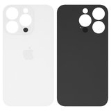 Задняя панель корпуса для iPhone 14 Pro, белая, не нужно снимать стекло камеры, big hole