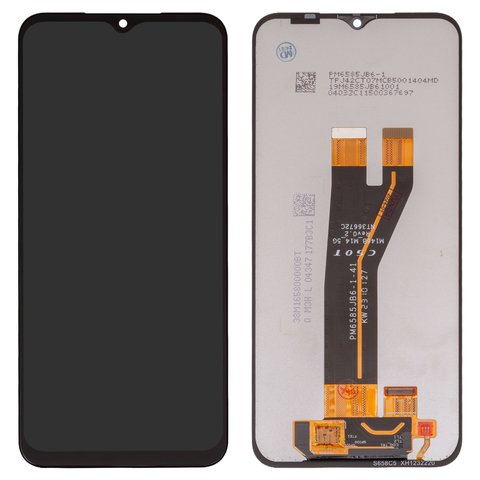Дисплей для Samsung M146 Galaxy M14, чорний, без рамки, Original PRC , original glass