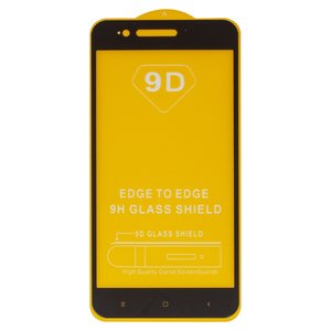 Защитное стекло для Xiaomi Mi 5X, Mi A1, совместимо с чехлом, Full Glue, без упаковки , черный, cлой клея нанесен по всей поверхности, MDG2, MDI2, MDE2