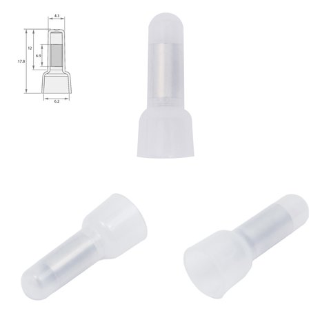 Колпачок изоляционный CE 1, 10 шт., 0,82 mm²