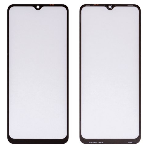 Стекло корпуса для Xiaomi Poco C55, Redmi 11A, Redmi 12C, с OCA пленкой, черное