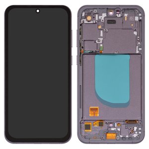 Дисплей для Samsung S711 Galaxy S23 FE, чорний, з рамкою, High Copy, OLED 