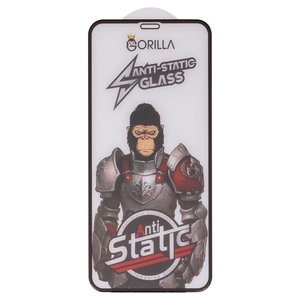 Захисне скло Gorilla для Apple iPhone 11 Pro, iPhone X, iPhone XS, сумісне з чохлом, Full Glue, Anti Static, чорний