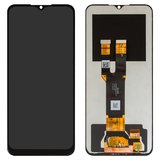 Дисплей для Nokia C22, C32, черный, без рамки, Оригинал (переклеено стекло)
