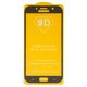 Захисне скло для Samsung A720 Galaxy A7 (2017), сумісне з чохлом, Full Glue, (без упаковки), чорний