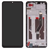 Дисплей для ZTE Blade V40 Vita, чорний, з рамкою, High Copy