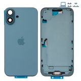 Корпус для iPhone 16 Plus, зелений, з тримачем SIM-карти, з боковими кнопками, Original (PRC), EU Version, teal