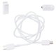 USB кабель EP-DG977, 2xUSB тип-C, 100 см, 5 А, білий, service pack box