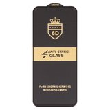 Защитное стекло ESD 6D для Xiaomi Poco M6 4G, Poco M6 Pro 5G, Redmi 12, Redmi 12 5G, Redmi 13, Redmi 13 5G , Redmi 13x, Redmi Note 13R, совместимо с чехлом, Full Glue, Anti-Static, (без упаковки), черный