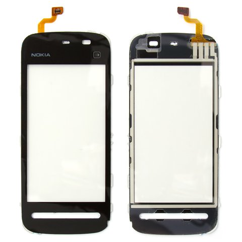 Touchscreen compatible with Nokia 5228, 5230, 5233, 5235, Copy, black 