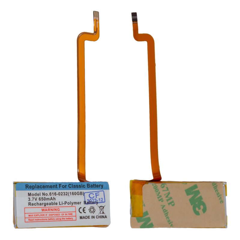 Battery compatible with iPod Classic 120GB, iPod Classic 160GB Battery compatible with iPod Classic 120GB, iPod Classic 160GB
