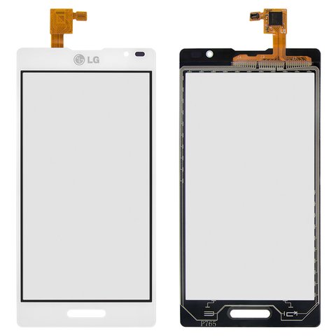 Touchscreen compatible with LG P760 Optimus L9, P765 Optimus L9, P768 Optimus L9, white 