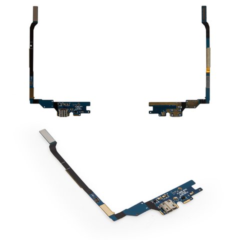 Cable flex puede usarse con Samsung I9505 Galaxy S4, del micrófono, del conector de carga, con componentes