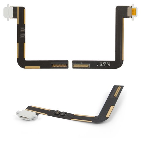 Cable flex puede usarse con iPad Air iPad 5 , del conector de carga, blanco, con componentes