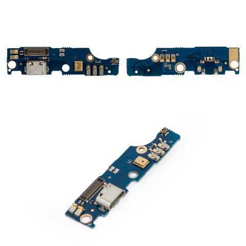 Flat Cable compatible with Meizu M2 Note, charge connector, with components, charging board 