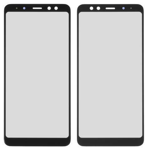 Стекло корпуса для Samsung A530F Galaxy A8 2018 , A530F DS Galaxy A8 2018 , черное