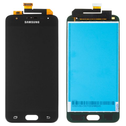 Дисплей для Samsung G570F DS Galaxy J5 Prime, черный, без рамки, Оригинал переклеено стекло 