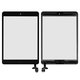 Touchscreen compatible with Apple iPad Mini, iPad Mini 2 Retina, (with IC, with HOME button, black)