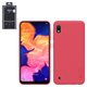 Case Nillkin Super Frosted Shield compatible with Samsung A105F/DS Galaxy A10, (red, matt, plastic) #6902048175907