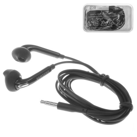 Headphone compatible with Samsung black Original PRC service