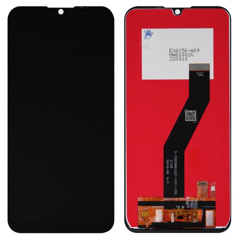 Pantalla LCD puede usarse con Motorola XT2053 Moto E6s, XT2053 5 Moto E6i, negro, sin marco, High Copy