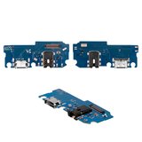 Flat Cable compatible with Samsung A127 Galaxy A12 Nacho, (microphone, headphone connector, charge connector, charging board)