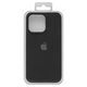Case compatible with Apple iPhone 13 Pro, (black, Original Soft Case, silicone, black (18) full side)