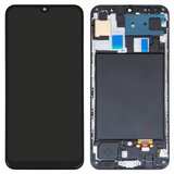Дисплей для Samsung A305F/DS Galaxy A30, A505F/DS Galaxy A50, A507F/DS Galaxy A50s, черный, с рамкой, High Copy, (OLED)