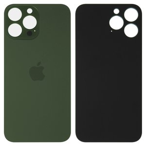 Housing Back Cover compatible with iPhone 13 Pro Max, green, no need to remove the camera glass, alpine Green, big hole 