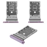 Sujetador de tarjeta SIM puede usarse con Samsung S911 Galaxy S23, S916 Galaxy S23 Plus, S918 Galaxy S23 Ultra, color lavanda, lavender