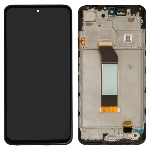 LCD compatible with Xiaomi Poco M3 Pro, Poco M3 Pro 5G, Redmi Note 10 5G, black, with frame, High Copy 