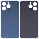 Housing Back Cover compatible with iPhone 15 Pro Max, (dark blue, no need to remove the camera glass, HC, big hole)