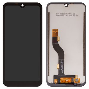 Pantalla LCD puede usarse con Hotwav Cyber 8, negro, sin marco, High Copy