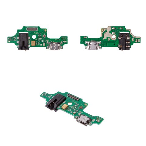 Flat Cable compatible with Tecno Spark 5 KD7S , headphone connector, charge connector, with microphone, Copy, charging board 
