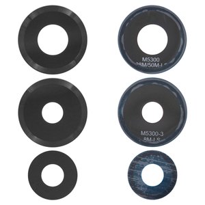 Camera Lens compatible with Xiaomi Redmi Note 14 5G, black, without frame, set 3 pcs. 