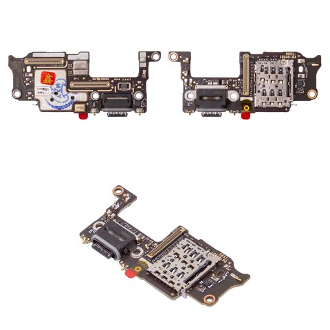 Flat Cable compatible with Google Pixel 9 Pro XL, charge connector, with components, Original PRC , charging board, USB type C 