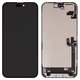 Дисплей для iPhone 16 Plus, черный, с рамкой, AAA, (TFT), ZY, LTPS FHD