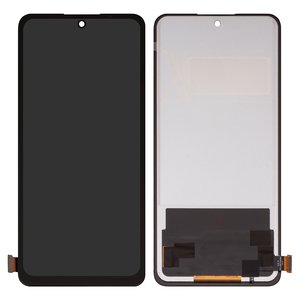 LCD compatible with Xiaomi Redmi Note 14 4G, black, without frame, Copy, TFT , 161.5mm, 24117RN76E, EU version 