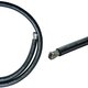 Провод в силиконовой изоляции 0/1AWG, 50 мм², 1 м, черный